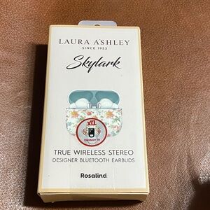Laura Ashley Skylark Floral Bluetooth Earbuds Rosalind